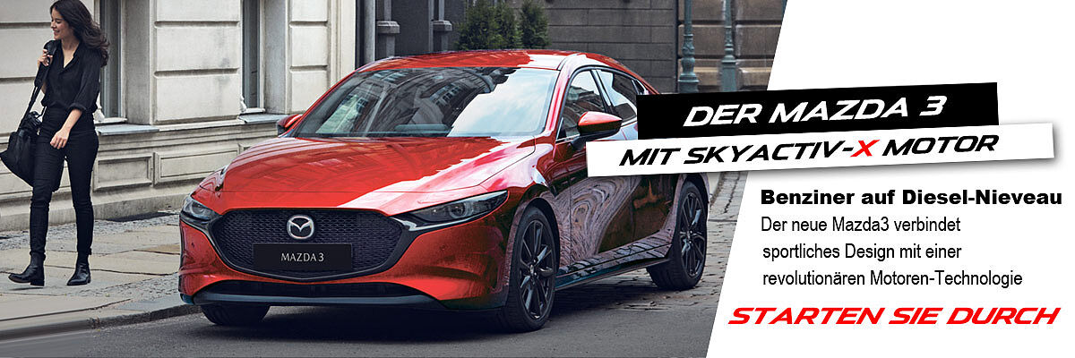Mazda3 mit Skyactiv X-Motor
